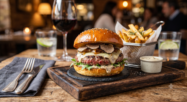 Hamburguesa Trufada